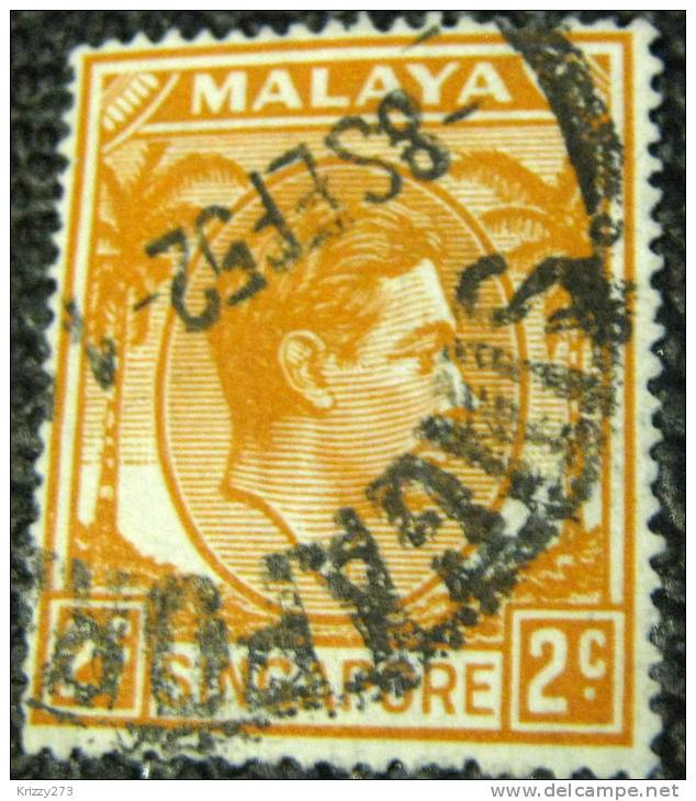 Singapore 1948 King George VI 2c - Used - Singapore (...-1959)