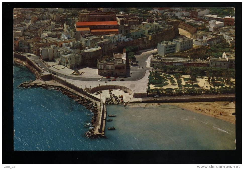 L4699 Otranto - Panorama Dall'aereo Delle Mura E Della Cattedrale - Autres & Non Classés