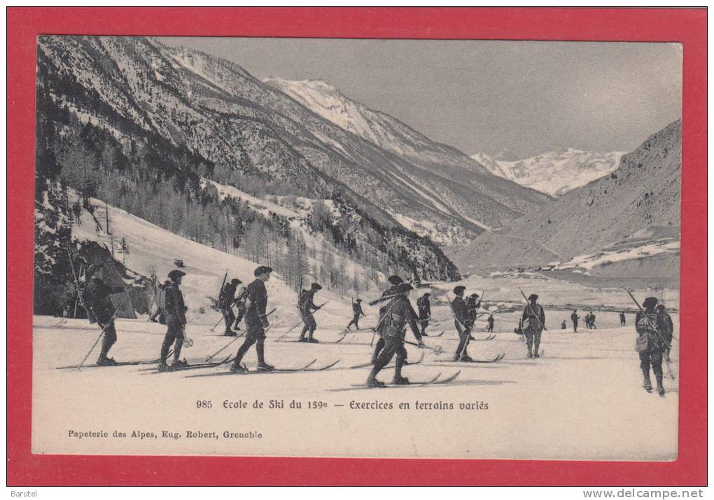 ECOLE DE SKI DU 159° --> Exercices En Terrains Variés - Manoeuvres