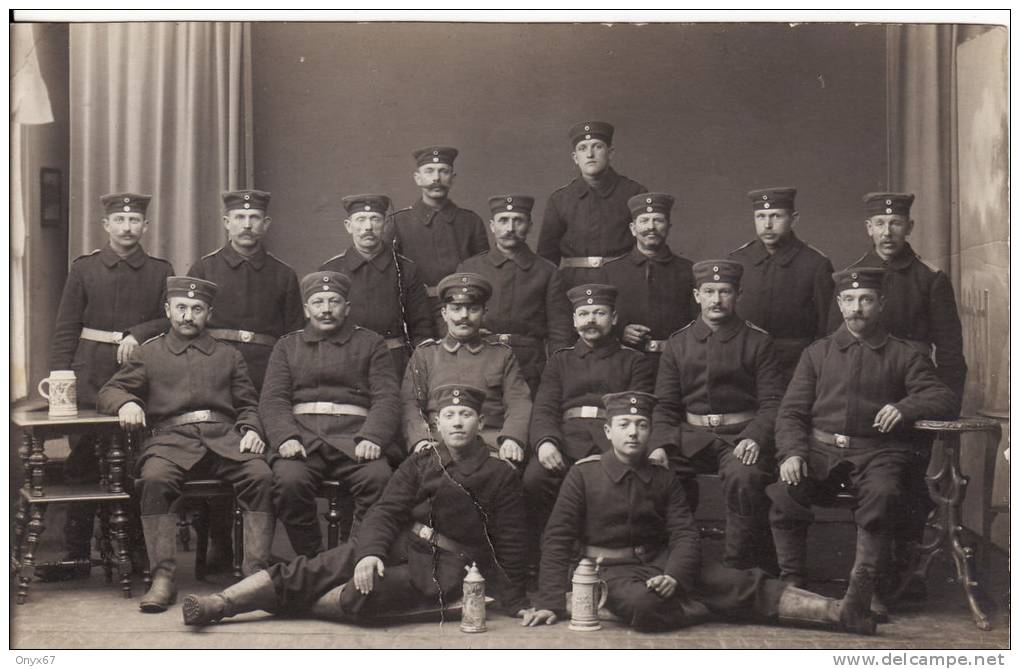 Carte Photo Militaire Deutschland Allemangne-BAD HERSFELD-Chope-Bière-Bier-Beer - Bad Hersfeld