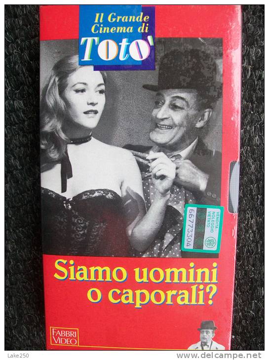 VIDEOCASSETTA VHS - TOTO´  Siamo Uomini O Caporali  Nuovo - Klassiker