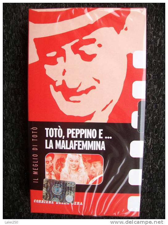 VIDEOCASSETTA VHS - TOTO´   TOTO´ PEPPINO E LA MALAFEMMINA Nuovo - Classici