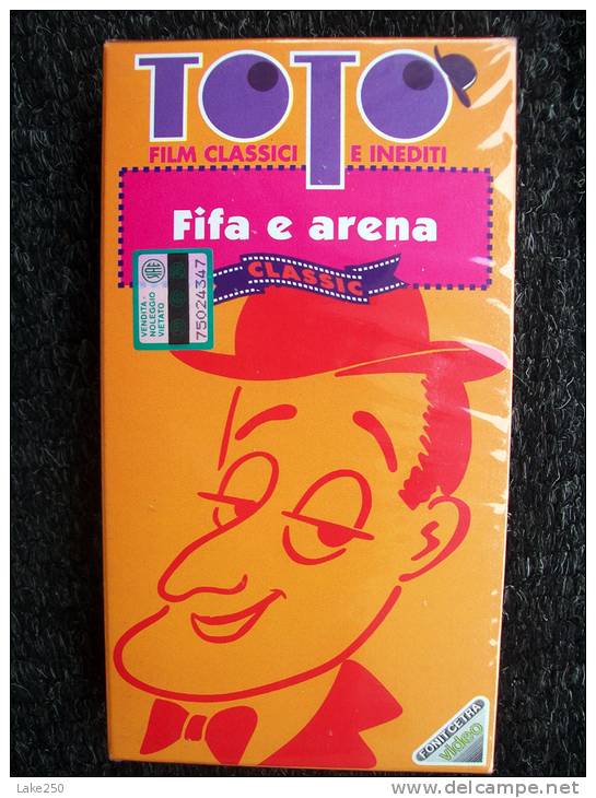 VIDEOCASSETTA VHS - TOTO´   FIFA E ARENA   Nuovo - Klassiekers