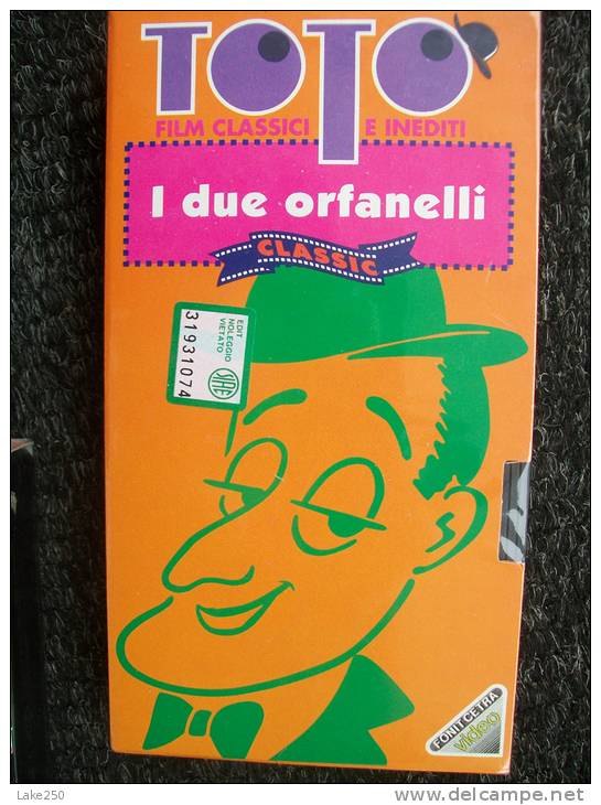 VIDEOCASSETTA VHS - TOTO´   I DUE ORFANELLI   Nuovo - Classic