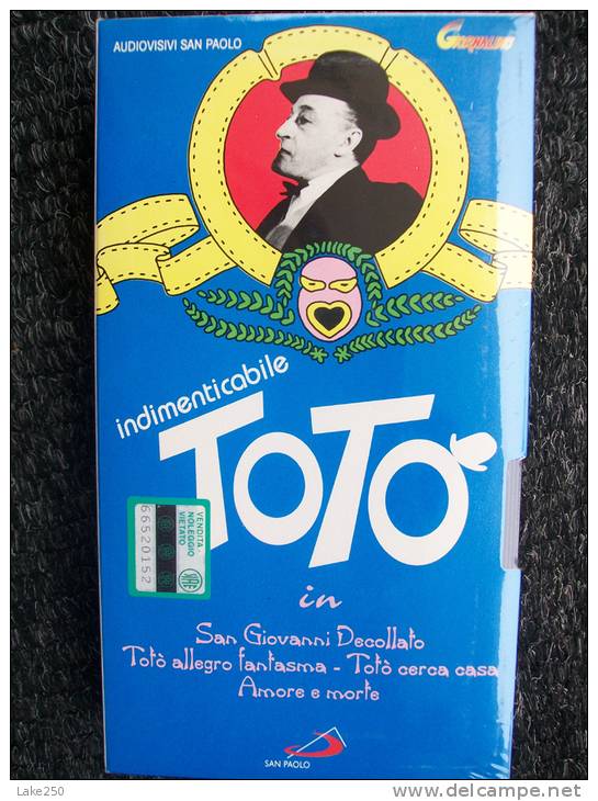 VIDEOCASSETTA VHS - TOTO´   INDIMENTICABILE   Nuovo - Classic