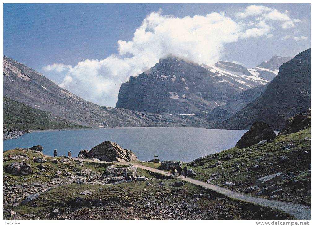 SUISSE,SWITZERLAND,SWISS, HELVETIA,SCHWEIZ,SVIZZERA ,VALAIS,LEUKERBAD-LOECHE LES BAINS,COL GEMMI,PHOTO KLOPFENSTEIN - Loèche