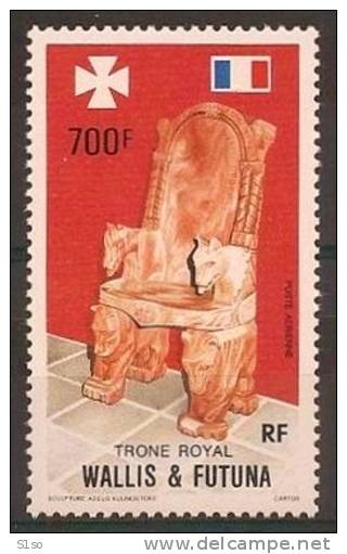 WALLIS Et FUTUNA 1989 Poste Aerienne  PA 165 Neuf Sans Charniere Trone Royal - Unused Stamps