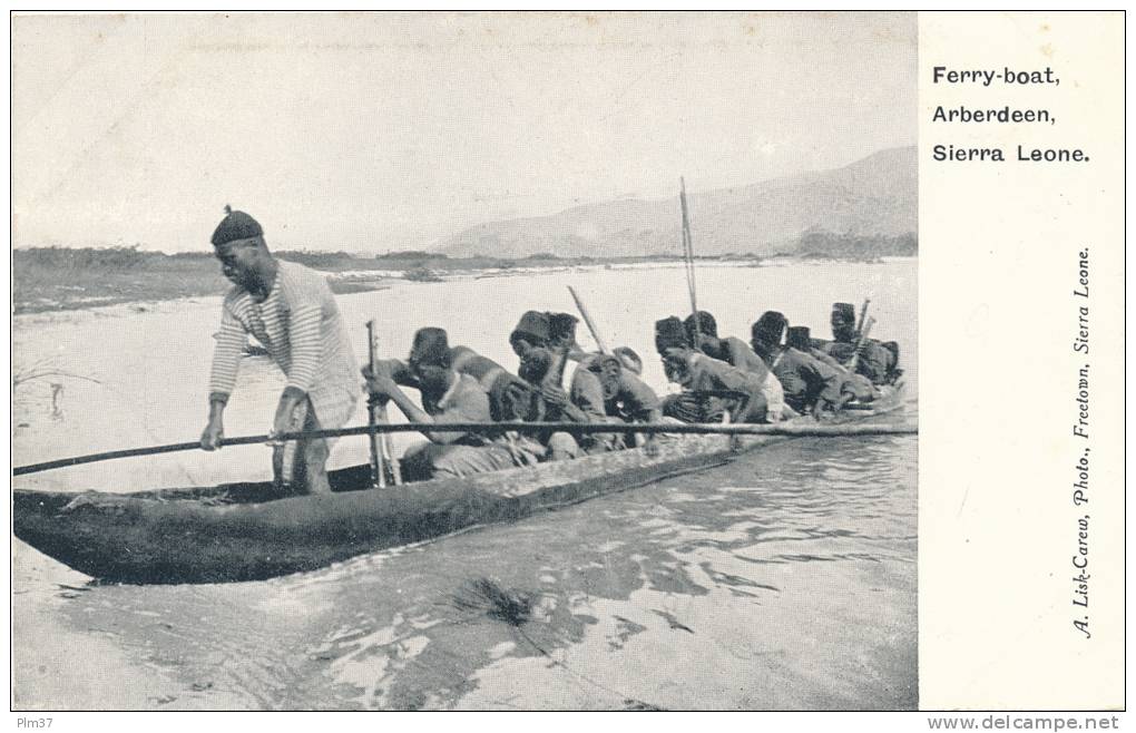 SIERRA  LEONE - Ferry Boat , Arberdeen - Sierra Leone