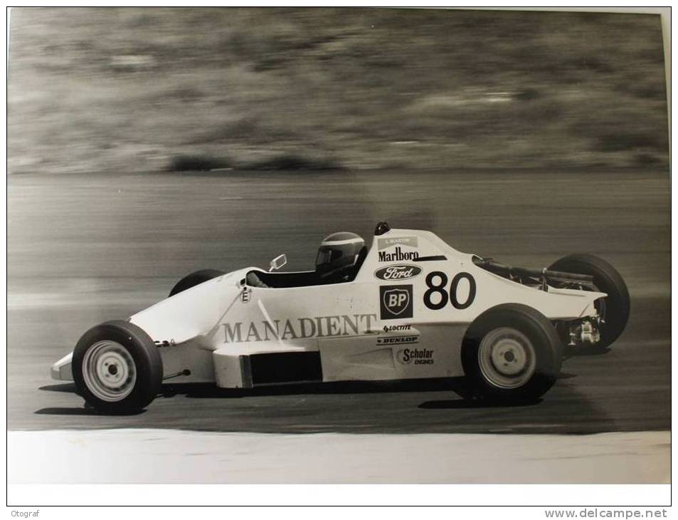 Automobile - Photo  De Lucien MARTIN ( Van Diemen) - Autorennen - F1