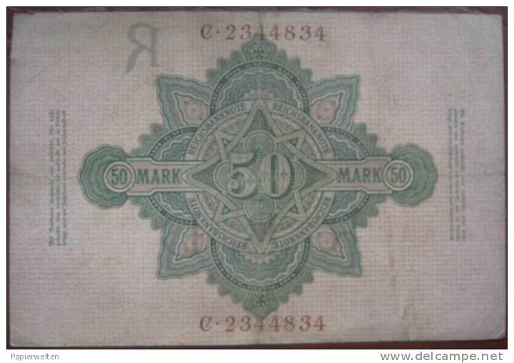 50 Mark 1908 (WPM 32) 7.2.1908 - 50 Mark