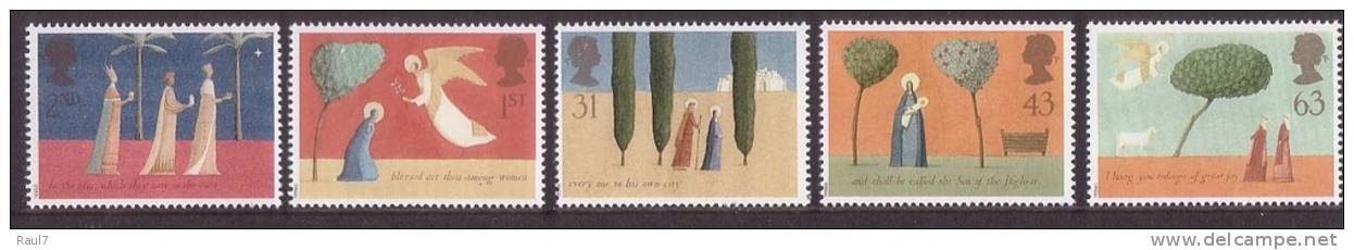 GRAND-BRETAGNE - 1996 - Noël 1996, Les Rois Mages - 5v Neufs// Mnh - Unused Stamps