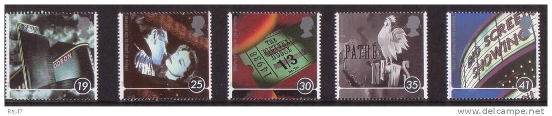 GRAND-BRETAGNE - 1996 - Centenaire Du Cinema - 5v Neufs// Mnh - Unused Stamps