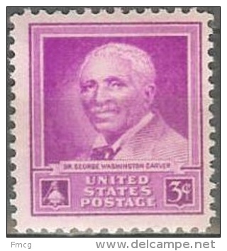 1948 3 Cents George W. Carver Mint Never Hinged - Unused Stamps