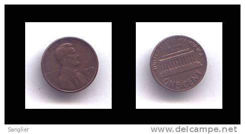 1 CENT 1970 - 1959-…: Lincoln, Memorial Reverse