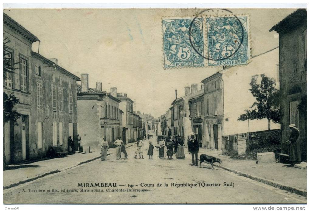 17 - MIRAMBEAU - 14 Cours De La République - Mirambeau