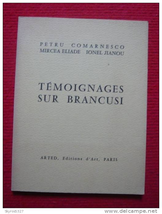 Témoignages Sur Brancusi - Art