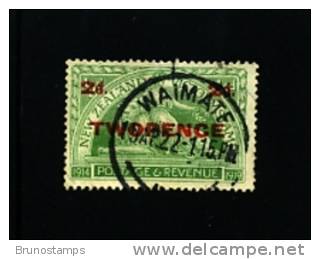 NEW ZEALAND - 1920  VICTORY OVERPRINT 2 D. On ½ D.  FINE USED - Oblitérés