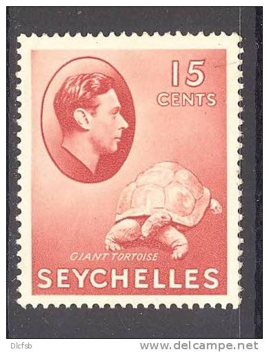 SEYCHELLES, 1938 15c (chalky Paper) MM Cat &pound;21 - Seychellen (...-1976)