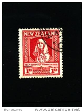 NEW ZEALAND - 1929  1 D. STAMP OUT TB  FINE USED - Usati