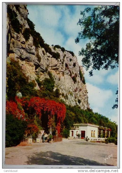 CP LANGUEDOC Grotte Des Demoiselles La Caverne Merveilleuse Entrée Terrasse Et Buvette - Ganges