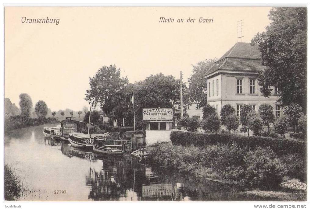 Oranienburg Restaurant Louisenbad Direkt An Der Havel Verlag Reinicke & Rubin 1909 Ungelaufen TOP-Erhaltung - Oranienburg