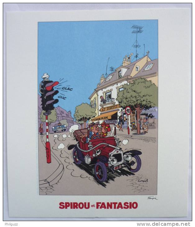 Ex-libris PLANETE BD - 2010 - FRANQUIN - SPIROU ET FANTASIO - Illustrators D - F