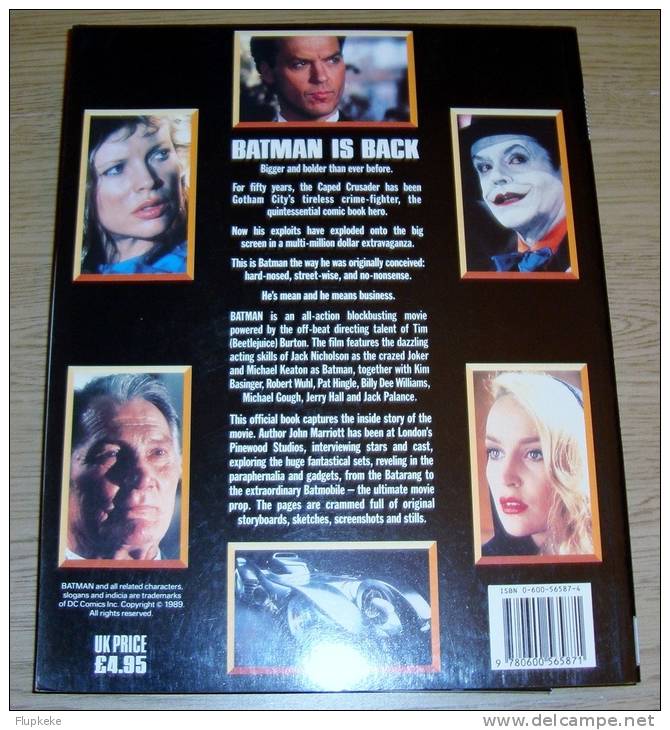 Batman The Official Book of The Movie John Marriott Hamlyn Publishing 1989