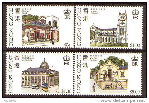 Hong Kong SG467-470 1985 40c-$5 Historic Buildings MNH - Neufs