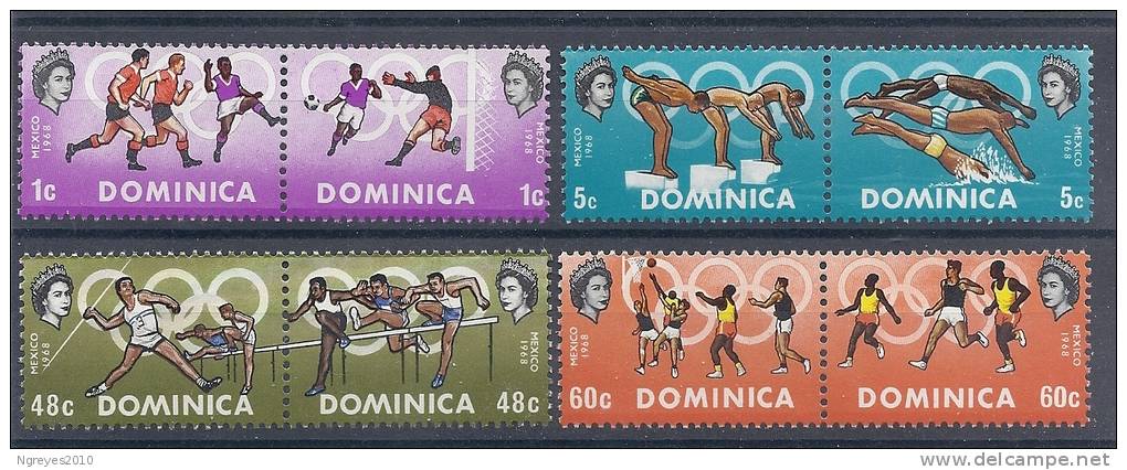 130101456  DOMIN   YVERT  Nº  228/35  **  MNH - Dominica (...-1978)