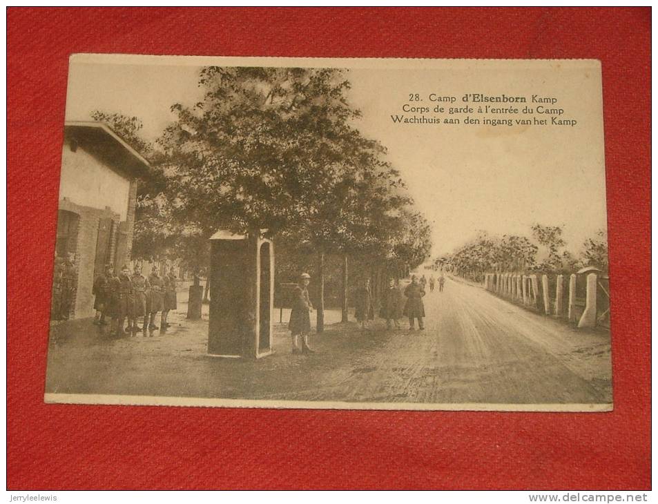 ELSENBORN - Camp  - Corps De Garde  - Wachthuis  Aan Den Ingang Van Het Kamp - Elsenborn (camp)