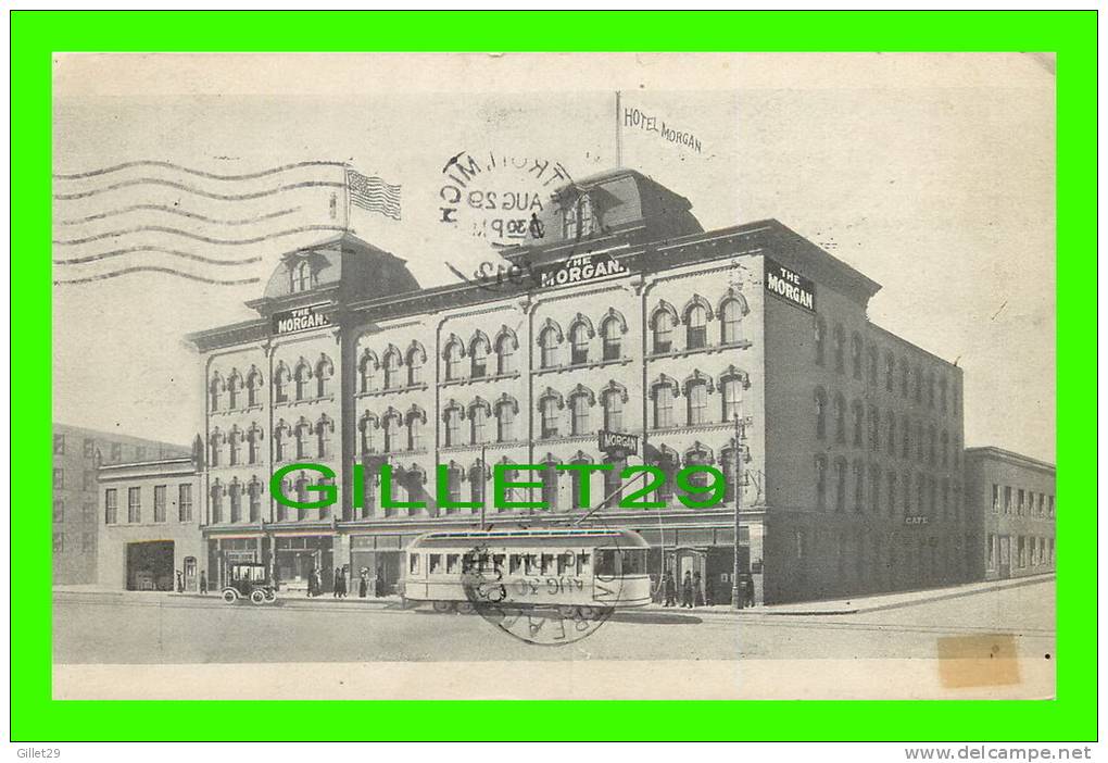 DETROIT, MICHIGAN - THE HOTEL MORGAN - TRAVEL IN 1912 - STAFFORD PTG CO - - Detroit