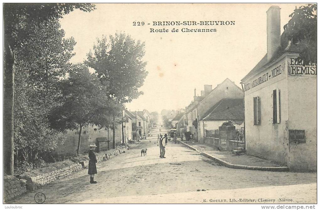 58 BRINON SUR BEUVRON ROUTE DE CHEVANNES - Brinon Sur Beuvron