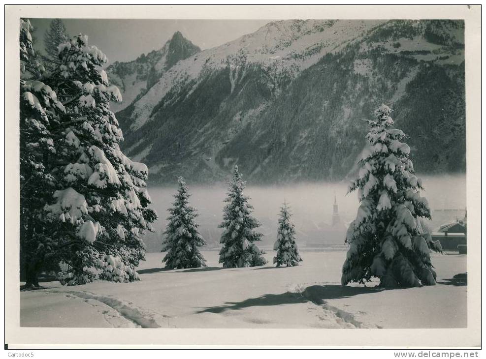 Photo Format 18-12 Cm  Chamonix - Lieux