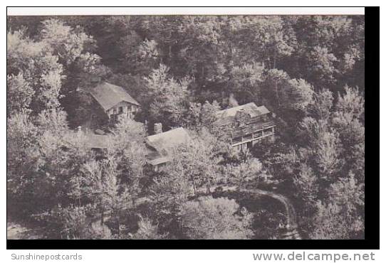 Vermont Rutland Aerial View Of  Long Trail Lodge Albertype - Rutland