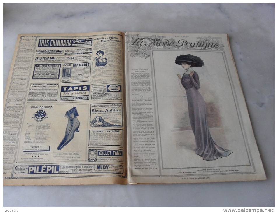 La Mode Pratique  18 Eme Année  N° 19    8 Mai  1909 - Mode