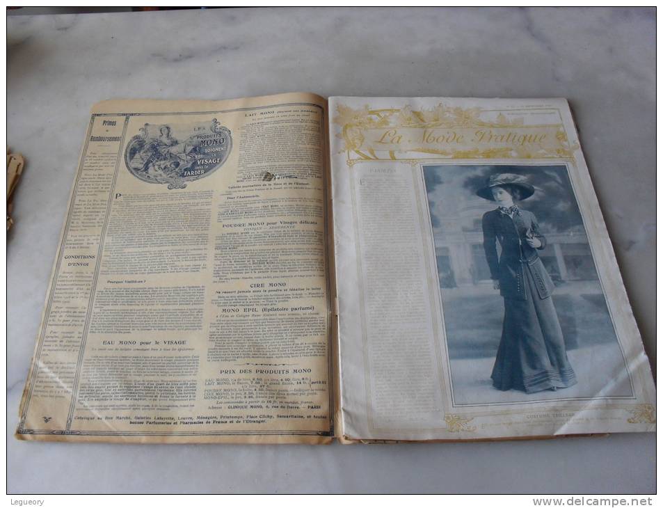 La Mode Pratique  18 Eme Année N°37  11 Septembre   1909 - Fashion