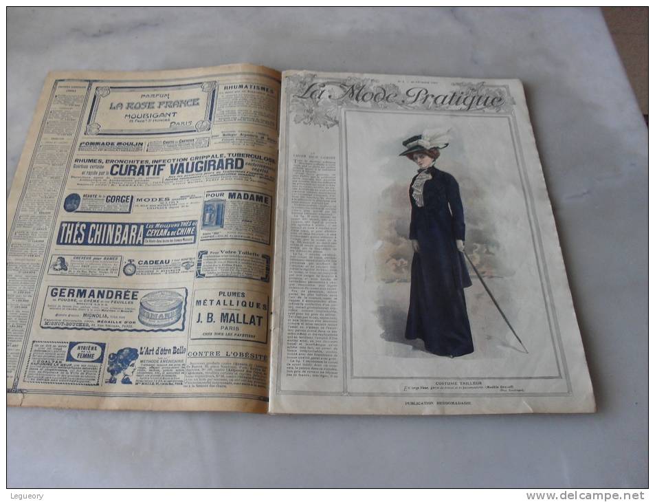 La Mode Pratique  18 Eme Année N°8    20 Fevrier  1909 - Fashion