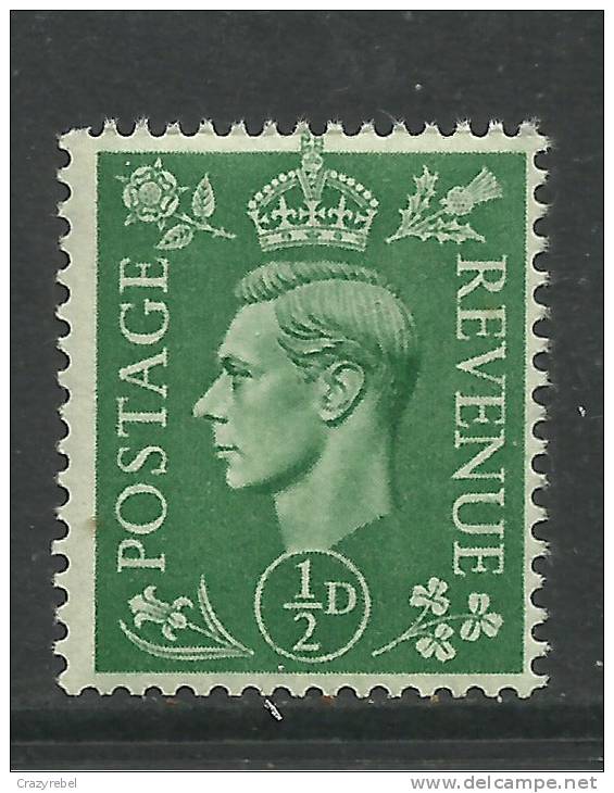 GB 1937 - 47 KGV1 1/2d PALE GREEN UMM STAMP SG 485.. ( D723 ) - Nuevos