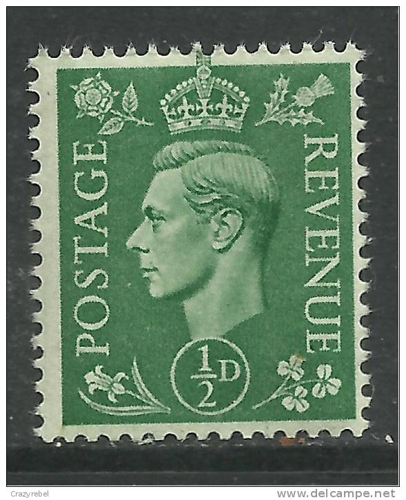 GB 1937 - 47 KGV1 1/2d PALE GREEN UMM STAMP SG 485.. ( D719 ) - Unused Stamps