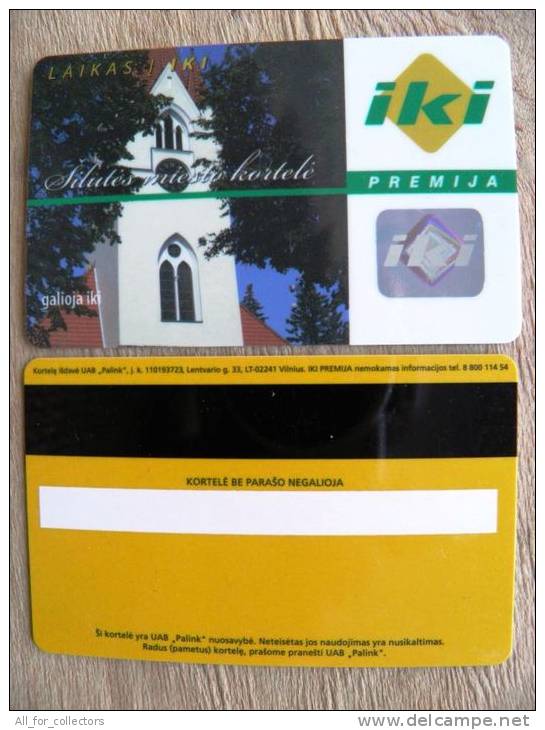 RARE Discount Magnetic Card Of IKI Market From Lithuania, It Was Printed But NOT Issued! Silute Hologramme - Sonstige & Ohne Zuordnung