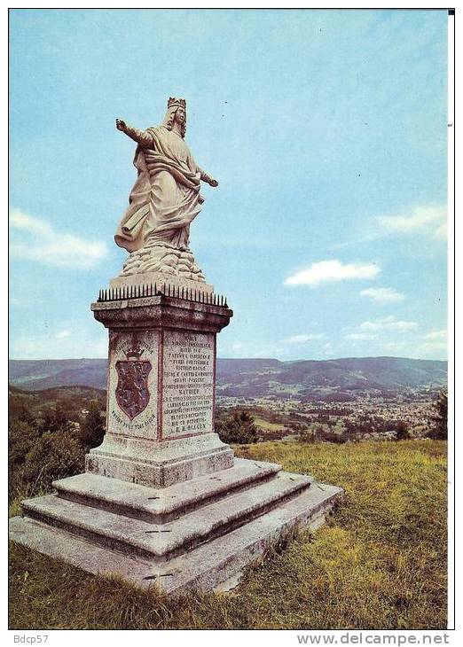 88 - Vosges - Vue Générale Sur LE THILLOT - Notre-Dame Des Neiges " - Col Des Croix  - Format 10,3  X  14,7 - Le Thillot