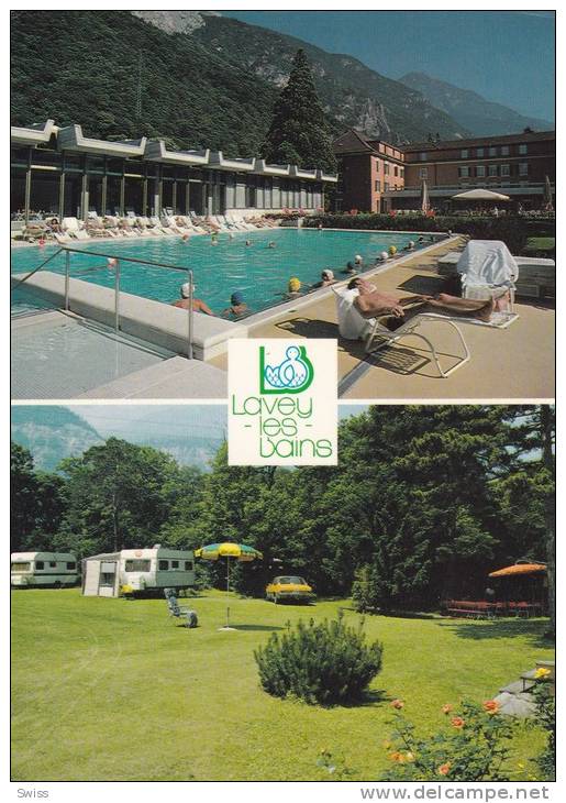 CAMPING PARC DU RHONE  LAVEY LES BAINS - Lavey