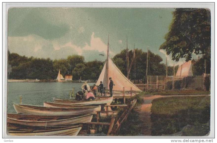 Germany - Berlin 1909 - Grunewald - Sailing Boat - Grunewald