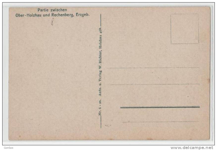 Germany - Holzhau Im Erzgebirge - Ober - Holzau - Rechenberg - Oberholzhau (Erzgeb.)
