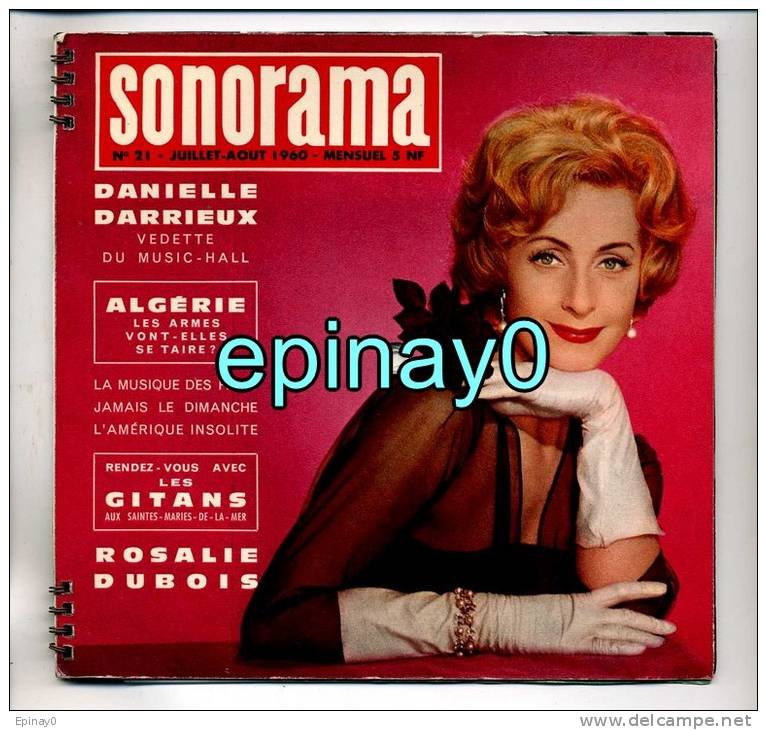 SONORAMA - Danielle DARRIEUX - ALGERIE - Les GITANS Saintes Maries De La Mer - C. BELLEST - Rosalie DUBOIS - DE GAULLE - Formats Spéciaux