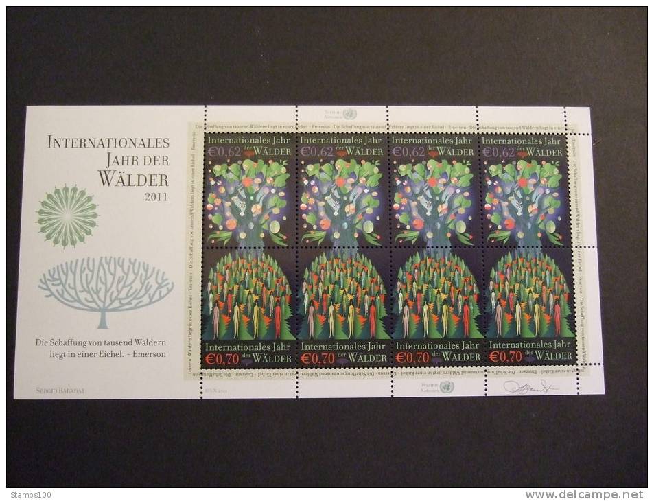 UNITED NATIONS VIENNA  2011   YEAR OF THE FORESTS    BLOCK    MNH **   (10520-535/015) - Ungebraucht