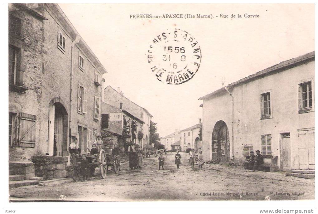 Fresnes Sur Apance:Rue De La Corvée. - Andere & Zonder Classificatie