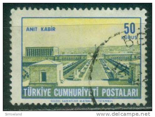 Türkei  1963  Freimarken - Bauwerke In Ankara  (1 Gest. (used))  Mi: 1857 (0,30 EUR) - Oblitérés