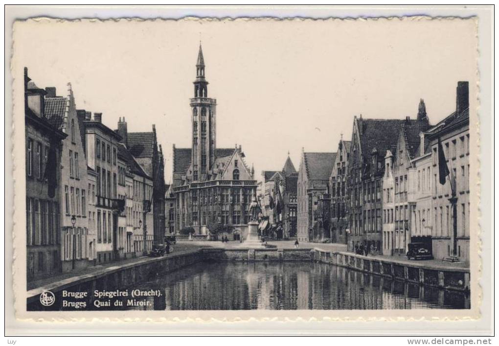 BRUGGE - BRUGES 1950 -  Spiegelrei Gracht Quai Du Miroir, Edit NELS - Brugge