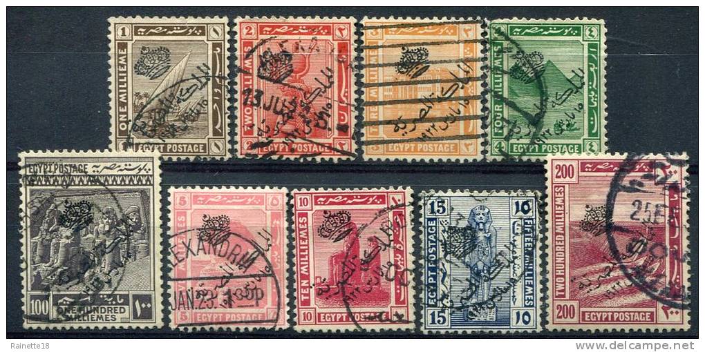 Egypte            Divers  Entre Le 69 Et Le 81 Oblitérés - Used Stamps